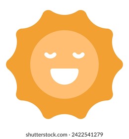 Sunshine Icon Spring, for uiux, web, app, infographic, etc