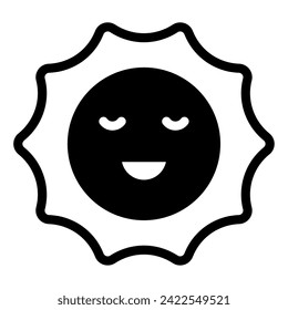 Sunshine Icon Spring, for uiux, web, app, infographic, etc