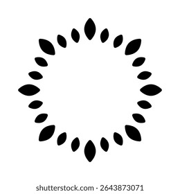 Vetor ícone de luz do sol. Raios do sinal de ilustração do sol. Símbolo da coroa solar. Ícone da Web da Sun. Brilhar design de símbolo para web e app.