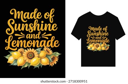 Sunshine and Lemonade TShirt Design