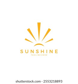 Sunshine Logo Design. Sun Logo Symbol
