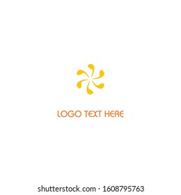 sunshine logo simple illustration vector