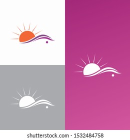 Sunshine Logo Symbol Design Template