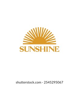 Diseño del Vector del logotipo de Sunshine