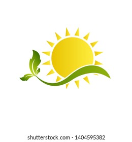 Sunshine logo. Vector graphic illustration