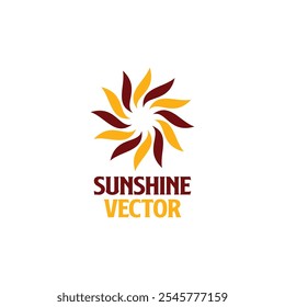Sunshine Logo Vector. Solar Energy Icon