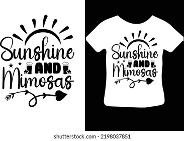 Sunshine and Mimosas svg design