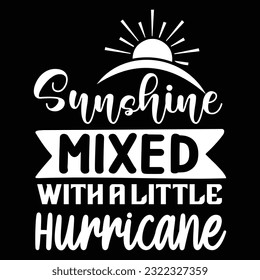 Sunshine mixed with a little hurricane SVG design vector file.