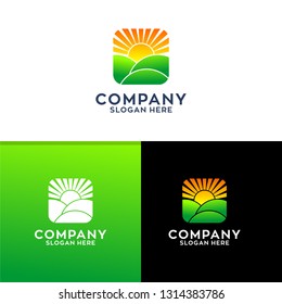Sunshine Modern Logo Design