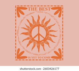 Sunshine on my mind. Sunshine paradise graphic print design. The best is yet to come. Beach modern abstract art. Summer vibes artwork. 