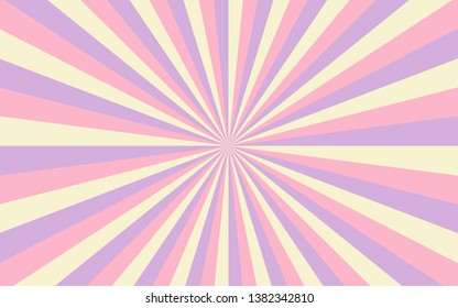 
Sunshine pastel color vector background. illustration wallpaper for template, banner, cover, social media advertising. EPS10