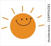 Sunshine smile Pattern, Orange sunshine white Backgrounds, Good morning sunshine, Hello Sunshine Wallpaper Love Cards Vector Stock Vector Illustration.