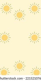 Patrón de sonrisa Sunshine, brillo amarillo, fondo blanco Sunshine.