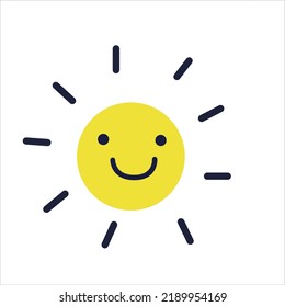 Sunshine smile Pattern  Yellow sunshine  Sunshine White Background  You are my Sunshine Wallpaper Love Cards Vector Stock Vector Illustration 