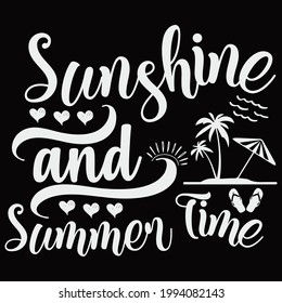 Sunshine and Summer time. Summer craft Design