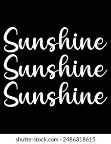 Sunshine summer vibes women's shirt,  Summer Vacation, Summer Shirt Design, Beach Vacation Template, Shirt Print Template