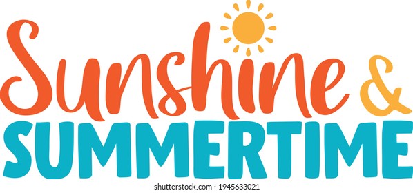 Sunshine and summertime | Summertime design