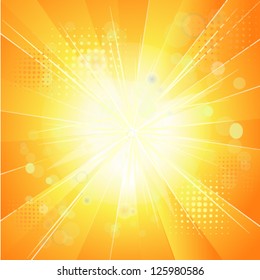 sunshine. vector