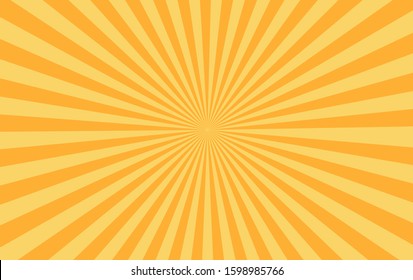 Sunshine vector background high resolution. Abstract light brown sunburst wallpaper for template banner,ad,social media.
