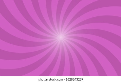 Sunshine vector background high resolution. Abstract pink sunburst wallpaper for template banner, ad, social media.