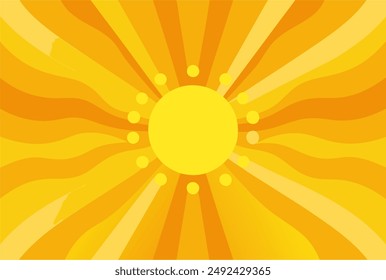 Sunshine yellow abstract background with smooth curves and light gradients. Perfect for bright, cheerful designs.