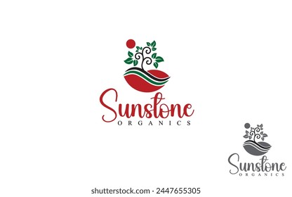 Sunstone is an iconic logo for Nature