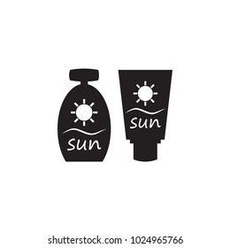 suntan cream icon. Elements of beach holidays icon. Premium quality graphic design. Signs and symbols icon for websites, web design, mobile app on white background