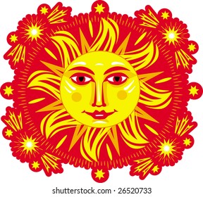 Sun.Vector Illustration
