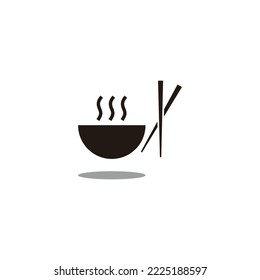Sup, food hot geometric symbol simple logo vector