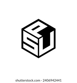 SUP letter logo design with white background in illustrator. Vector logo, calligraphy designs for logo, Poster, Invitation, etc.