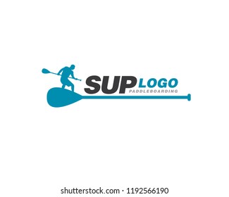 SUP Paddleboarding Logo 