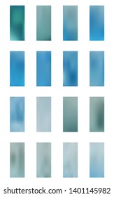 Super backgrounds assembled in a set. Illustration, color. Minimal hi-res and fresh. Sky blue color. Colorful backgrounds set.