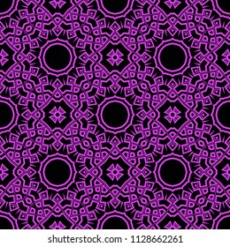 Super Beautiful round flower mandala. Vector illustration. Abstract.