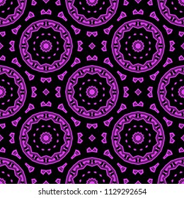 Super Beautiful round flower mandala. Vector illustration. Abstract.