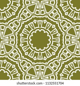 Super Beautiful round flower mandala. Vector illustration. Abstract.