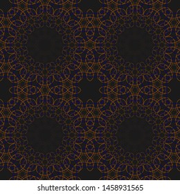 Super Beautiful round flower mandala. Vector illustration. Abstract.