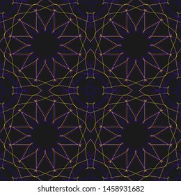 Super Beautiful round flower mandala. Vector illustration. Abstract.