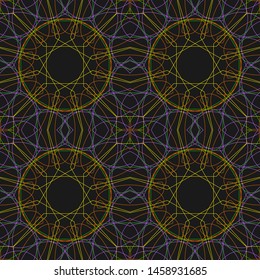 Super Beautiful round flower mandala. Vector illustration. Abstract.