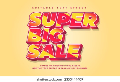 Plantilla de efecto de texto editable de superventas