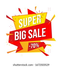 Super big sale modern banner