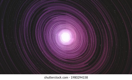 Super Black hole on Galaxy background with Milky Way spiral,Universe and starry concept desig,vector