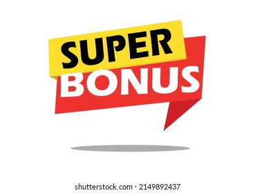 super bonus, banner for the internet and print