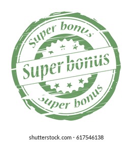 Super bonus grunge stamp - vectorr