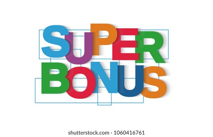 Super bonus vector letters