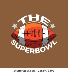 The super bowl, football helmet, t shirt design ,poster, print, postcard and other uses.