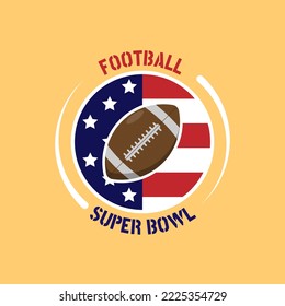 Super Bowl Logo. Suitable for Super Bowl's products of events