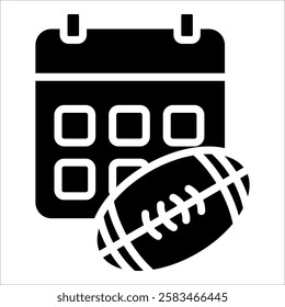 Super Bowl Sunday Icon Element For Design