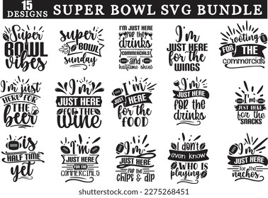 super bowl svg bundle, super bowl svg design