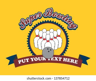 super bowling game cartoon