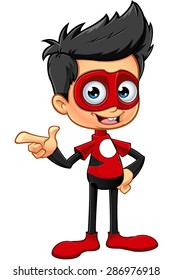 Super Boy In Red Character